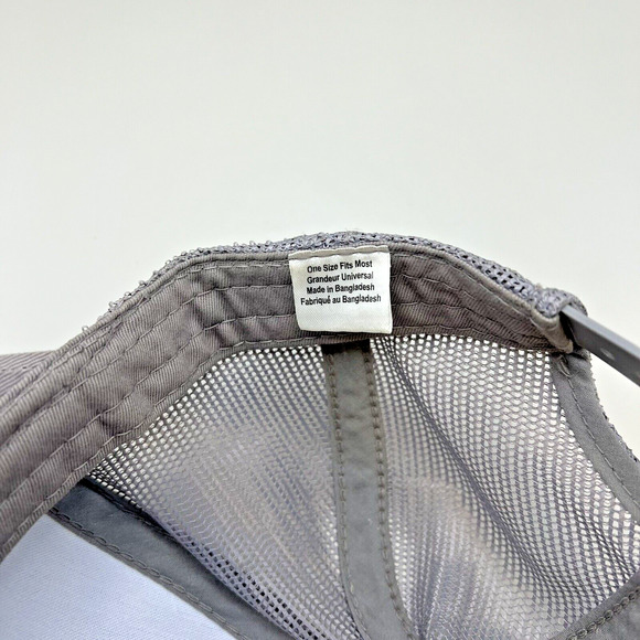 Bass Pro Shops Hunter Grey Snapback Trucker Mesh Hat Adult One Size - Picture 5 of 6